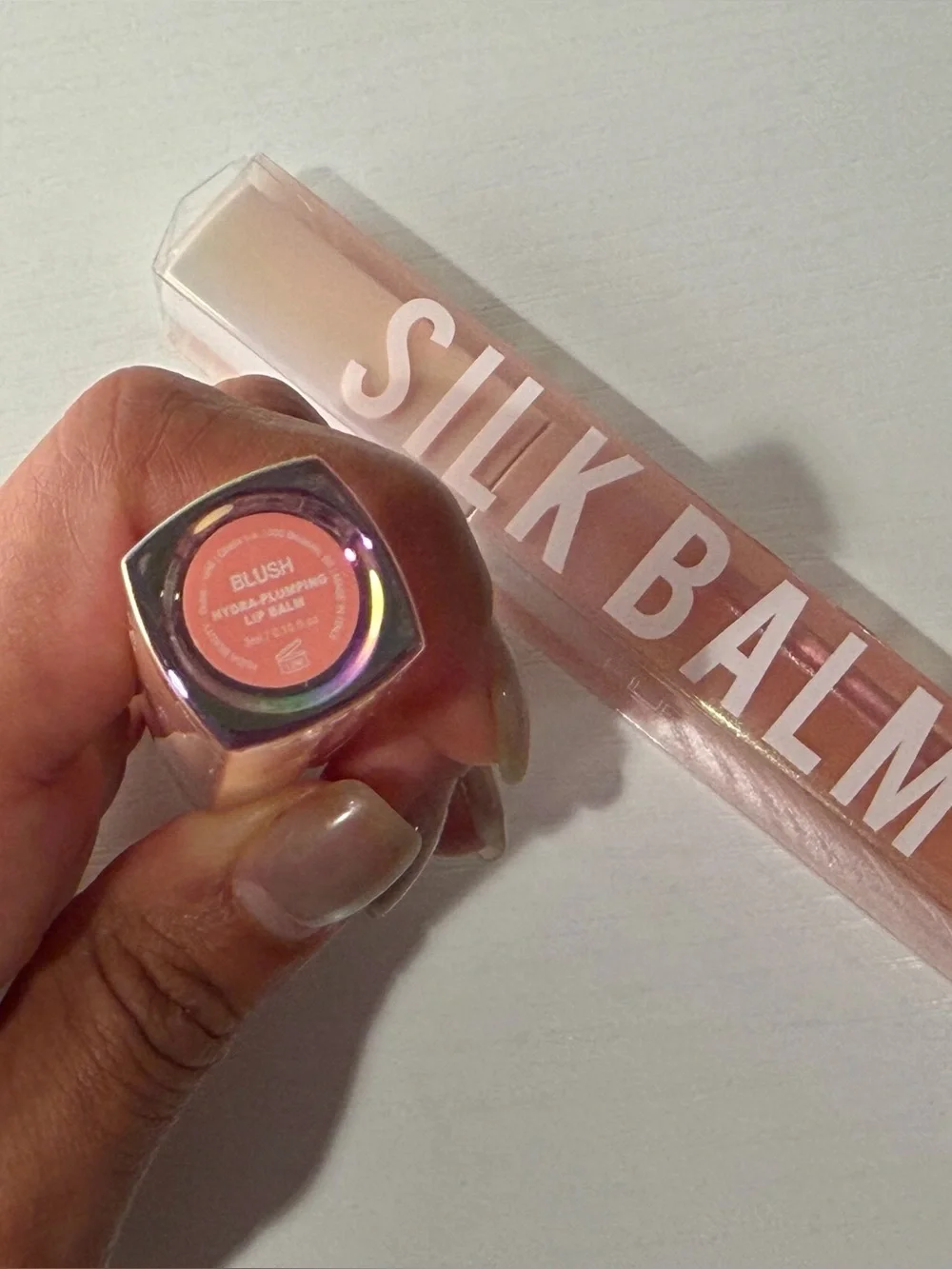 Huda Beauty - ‘Blush’ Silk Balm Hydrating and Nourishing Lip Balm